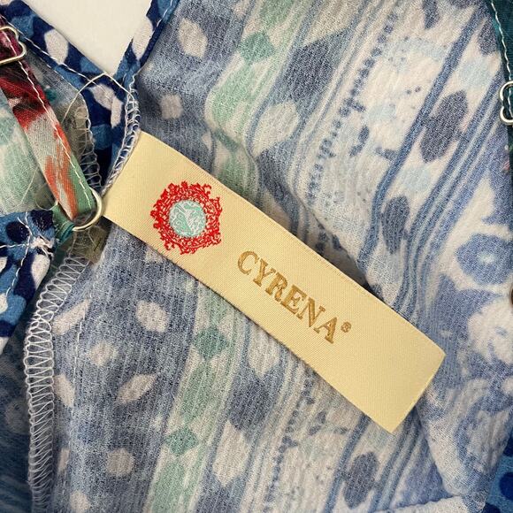 NWT Aratta Cyrena Secret Garden Floral Handkerchief Sleeveless Tank Top - M - Picture 4 of 6